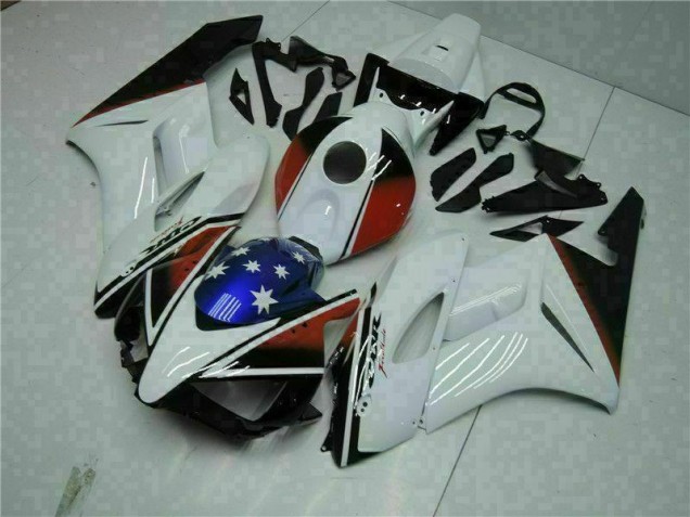 CBR 1000 RR 04-05 Motorrad Verkleidung - Weiß Schwarz