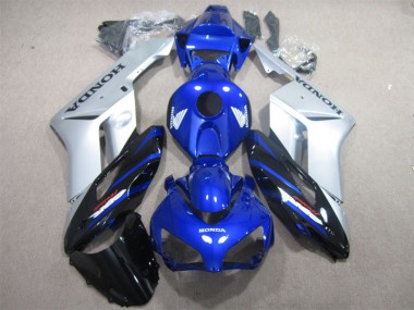 CBR 1000 RR 04-05 Motorrad Verkleidungen - Blau Silber Schwarz