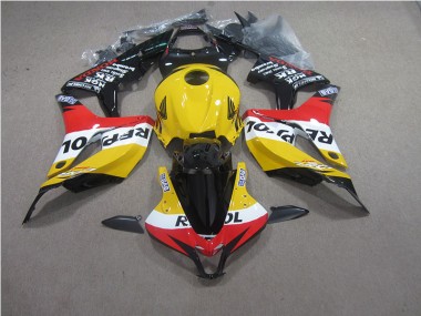 CBR 1000 RR 04-05 Motorrad Verkleidungen - Gelb Repsol