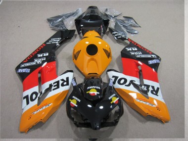 CBR 1000 RR 04-05 Motorrad Verkleidungen - Orange Rot Repsol