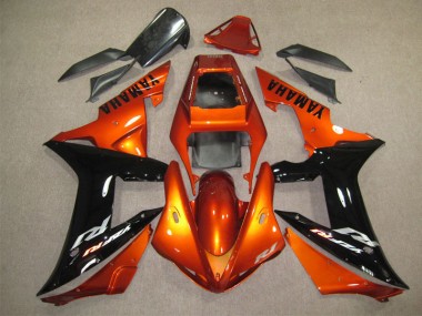 CBR 1000 RR 04-05 Motorrad Verkleidungen - Orange Schwarz