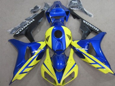 CBR 1000 RR 06-07 Motorrad Verkleidung - Blau Gelb