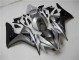 CBR 1000 RR 06-07 Motorrad Verkleidungen - Schwarz Silber Grau