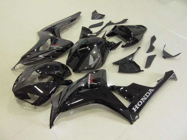 CBR 1000 RR 06-07 Motorrad Verkleidungen - Schwarz Silber