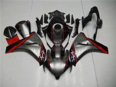 CBR 1000 RR 08-11 Motorrad Verkleidungen - Graues Rot Schwarz