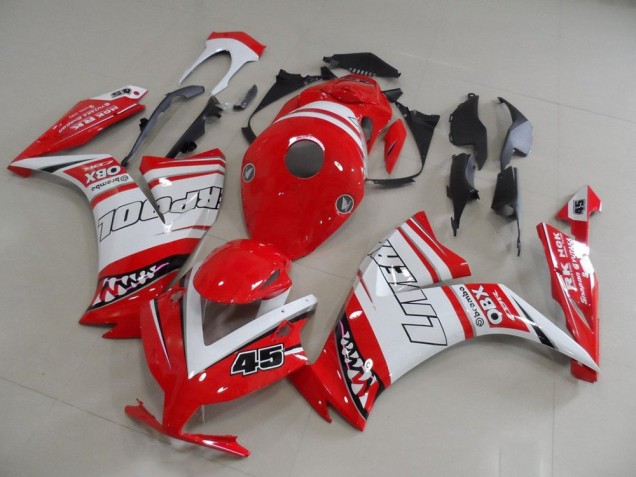 CBR 1000 RR 12-16 Motorrad Verkleidungen - Rot Liverpool 45