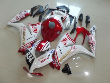 CBR 1000 RR 12-16 Motorrad Verkleidungen - Rot Musashi