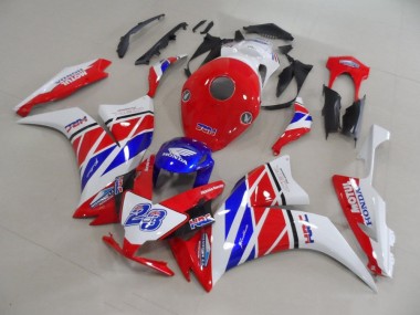 CBR 1000 RR 12-16 Motorrad Verkleidungen - Rot Weiß Blau HRC 23