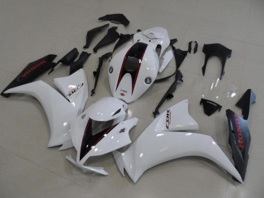 CBR 1000 RR 12-16 Motorrad Verkleidungen - Weiß Und Matt Schwarz OEM Stil