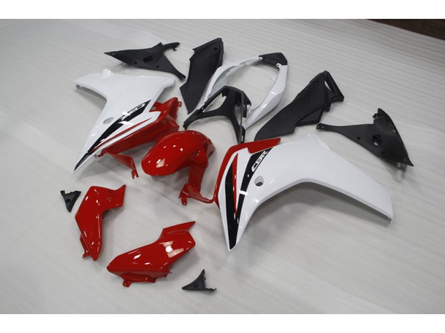 CBR 600 F 11-13 Motorrad Verkleidungen - Rot Weiß Schwarz