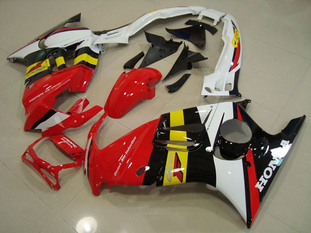 CBR 600 F3 95-98 Motorrad Verkleidungen - Rot Schwarz Weiß Gelb