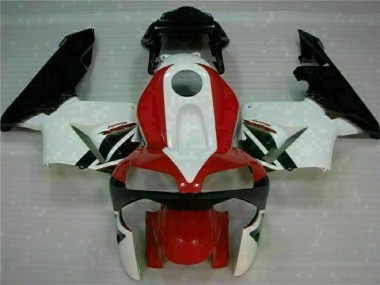 CBR 600 RR 03-04 Motorrad Verkleidung - Rot Weiß