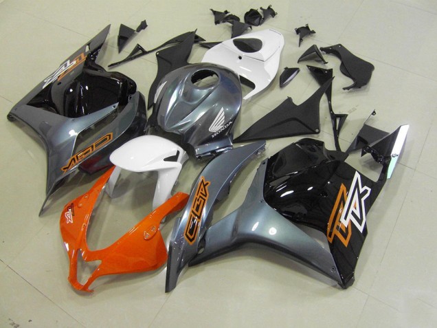 CBR 600 RR 09-12 Motorrad Verkleidung - Orange Grau Schwarz