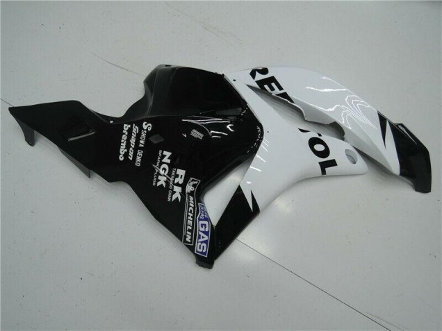 CBR 600 RR 09-12 Motorrad Verkleidung - Weiß Schwarz