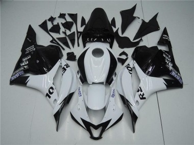 CBR 600 RR 09-12 Motorrad Verkleidung - Weiß Schwarz