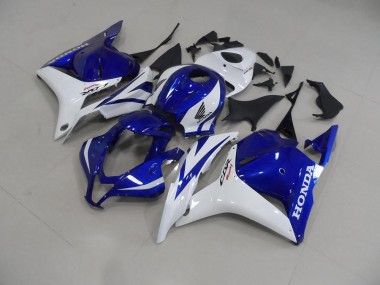 CBR 600 RR 09-12 Motorrad Verkleidungen - Blau Weiß