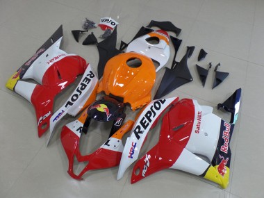 CBR 600 RR 09-12 Motorrad Verkleidungen - Repsol Rot Bull