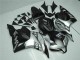 CBR 600 RR 09-12 Motorrad Verkleidungen - Schwarz Silber Repsol