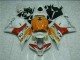 CBR 600 RR 09-12 Motorrad Verkleidungen - Weiß Orange Repsol