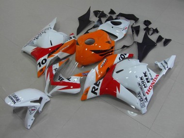 CBR 600 RR 09-12 Motorrad Verkleidungen - Weiß Repsol