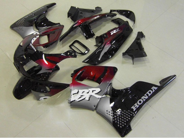 CBR 900 RR 893 96-97 Motorrad Verkleidungen - Rot Schwarz Silber