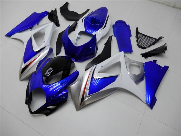 GSXR 1000 K7 07-08 Motorrad Verkleidung - Blau Weiß