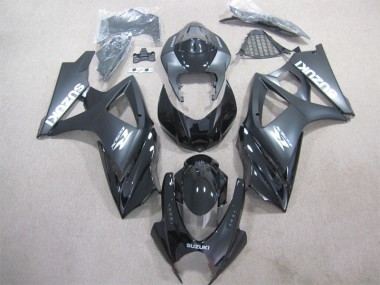 GSXR 1000 K7 07-08 Motorrad Vollverkleidung - Schwarz