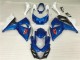 GSXR 1000 K9 09-16 Motorrad Verkleidung & Plastik - Blau Weiß