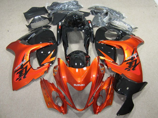 GSXR 1300 Hayabusa 08-19 Motorrad Verkleidung - Orange Schwarz