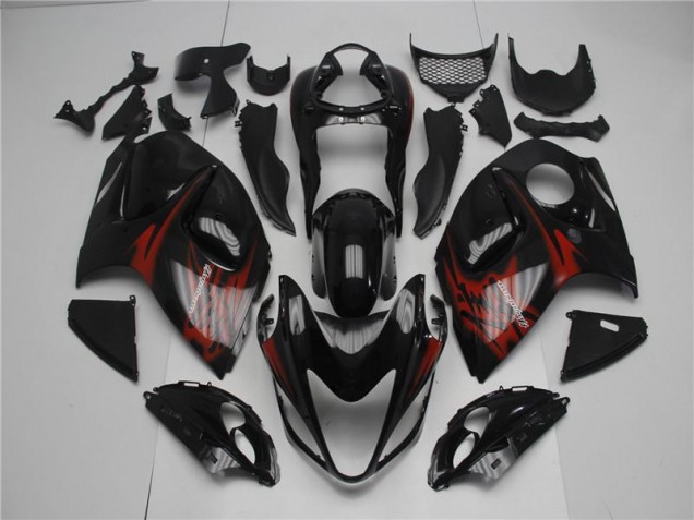 GSXR 1300 Hayabusa 08-19 Motorrad Verkleidungen Komplett Sets - Schwarz Rot