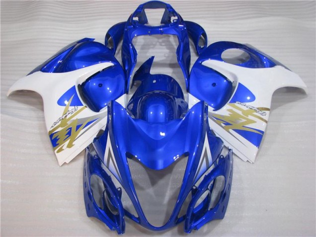 GSXR 1300 Hayabusa 08-19 Motorrad Vollverkleidung - Blau Weiß