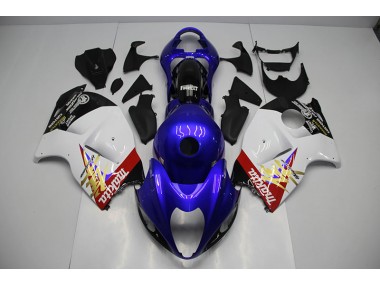 GSXR 1300 Hayabusa 96-07 Motorrad Verkleidung - Blau Weiß