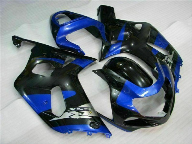 GSXR 600 / 750 K1 K2 K3 01-03 Motorrad Verkleidung - Blau Schwarz