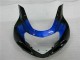 GSXR 600 / 750 K1 K2 K3 01-03 Motorrad Verkleidung - Blau Schwarz