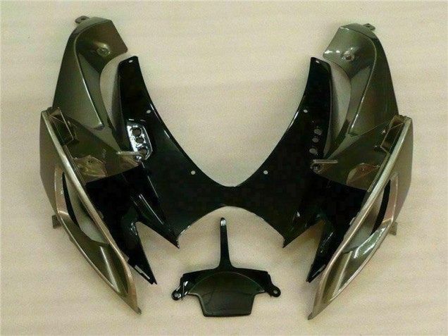 GSXR 600 / 750 K6 06-07 Motorrad Verkleidungen - Schwarz Grau