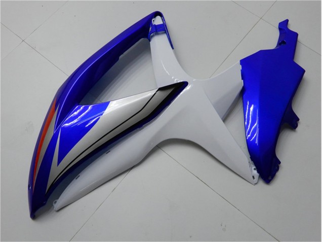 GSXR 600 / 750 K8 08-10 Motorrad Verkleidungen Komplett Sets - Blau Weiß