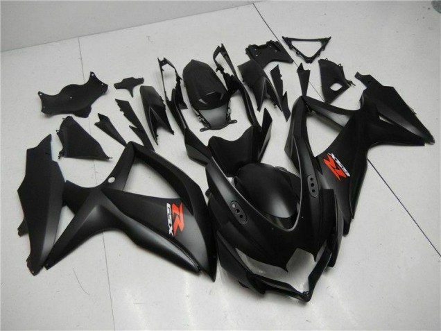 GSXR 600 / 750 K8 08-10 Motorrad Vollverkleidung - Schwarz