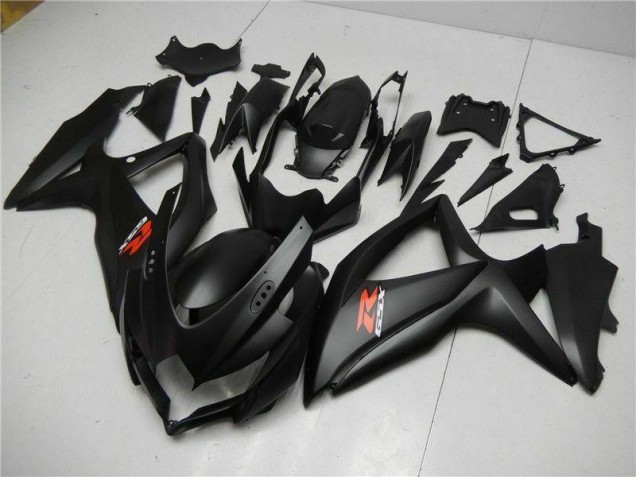 GSXR 600 / 750 K8 08-10 Motorrad Vollverkleidung - Schwarz