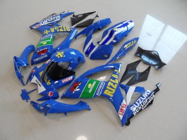 GSXR 750 K6 06-07 Motorrad Verkleidungen - Blau Gelb Rizla