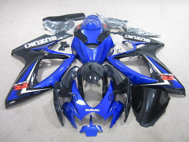 GSXR 750 K6 06-07 Motorrad Verkleidungen - Blau Schwarz