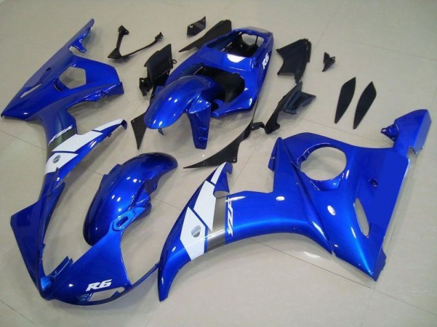 R6 03-05 Motorrad Verkleidungen - OEM Stil Blau