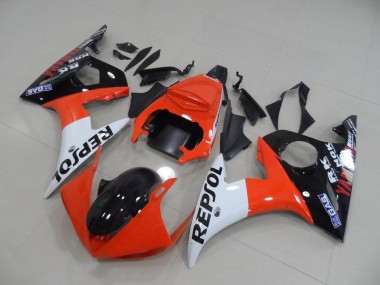 R6 03-05 Motorrad Verkleidungen - Repsol