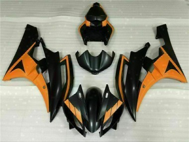 R6 06-07 Motorrad Verkleidungen - Schwarz Orange