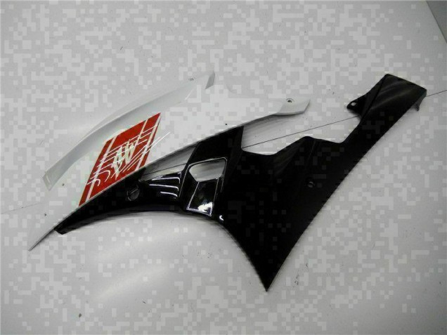 R6 06-07 Motorrad Vollverkleidung - Weiß Schwarz