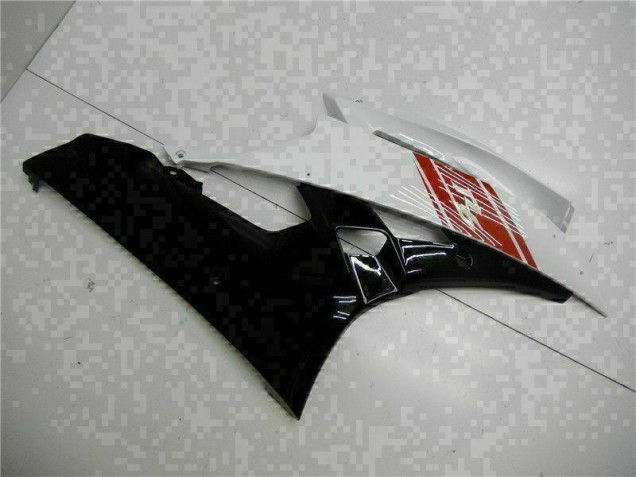 R6 06-07 Motorrad Vollverkleidung - Weiß Schwarz