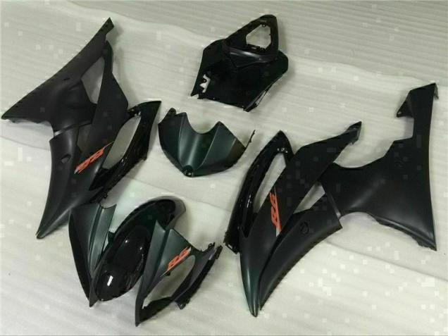 R6 08-16 MotorradVerkleidungen Plastik Kits - Schwarz